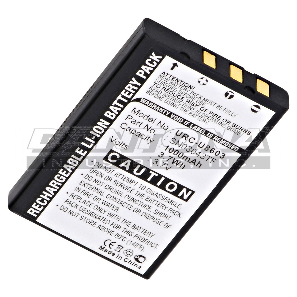 One For All ARRX18G Replacement Battery 3.7V 1000mAh