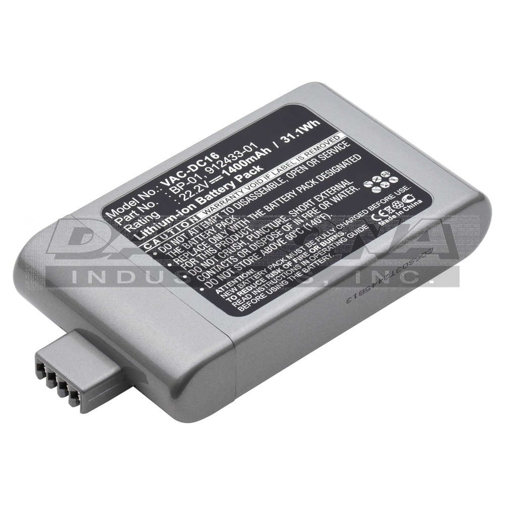Dyson 12097 912433-01 Vacuum Replacement Battery 1400mAh