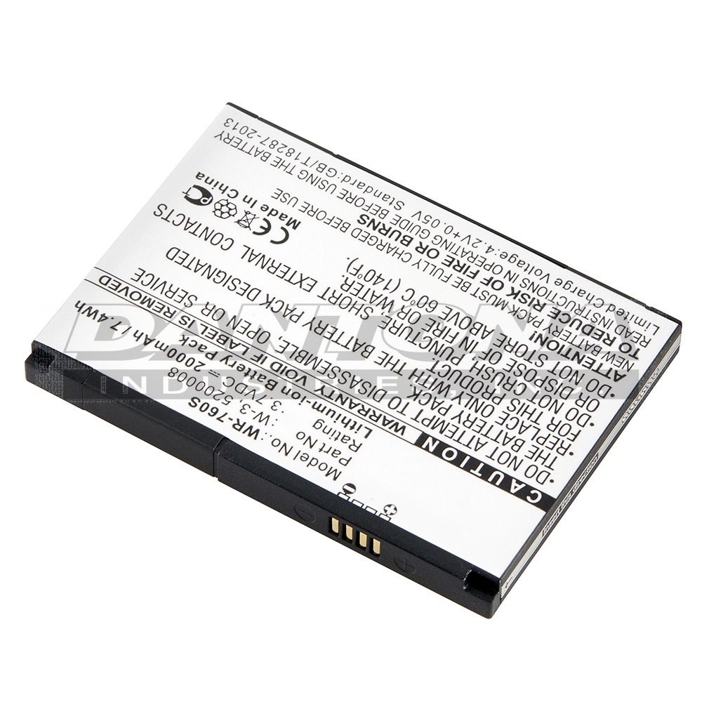 Sierra Wireless 5200008 Replacement Battery 3.7V 2000mAh