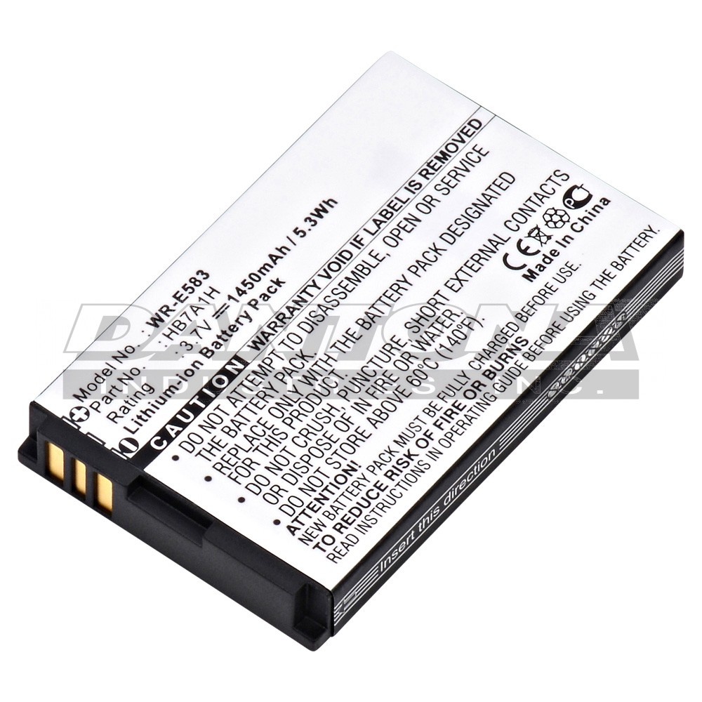 Huawei HB7A1H MIFI E583 Replacement Battery 3.7V 1450mAh
