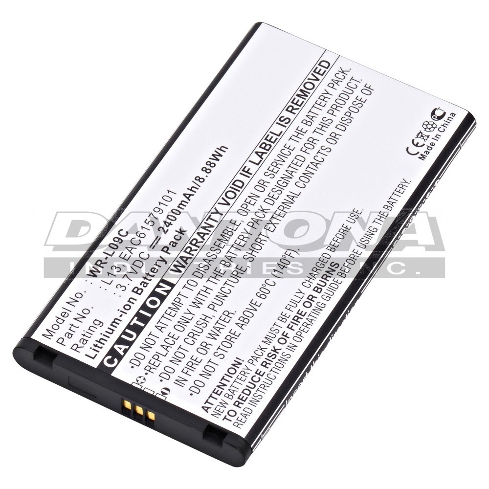 LG AGL29141 EAC61579101 Replacement Battery 3.7V 2400mAh