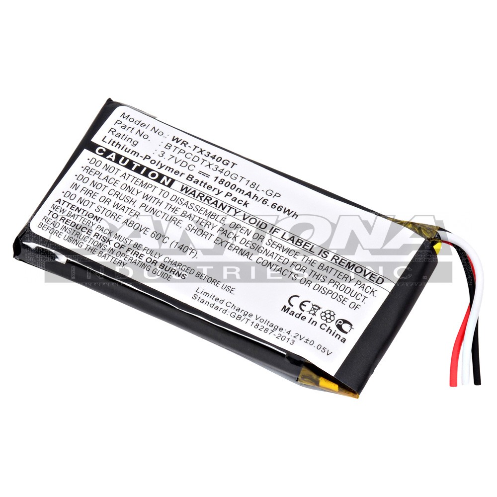 Sprint BTPCDTX340GT18L-GP Replacement Battery 3.7V 1800mAh