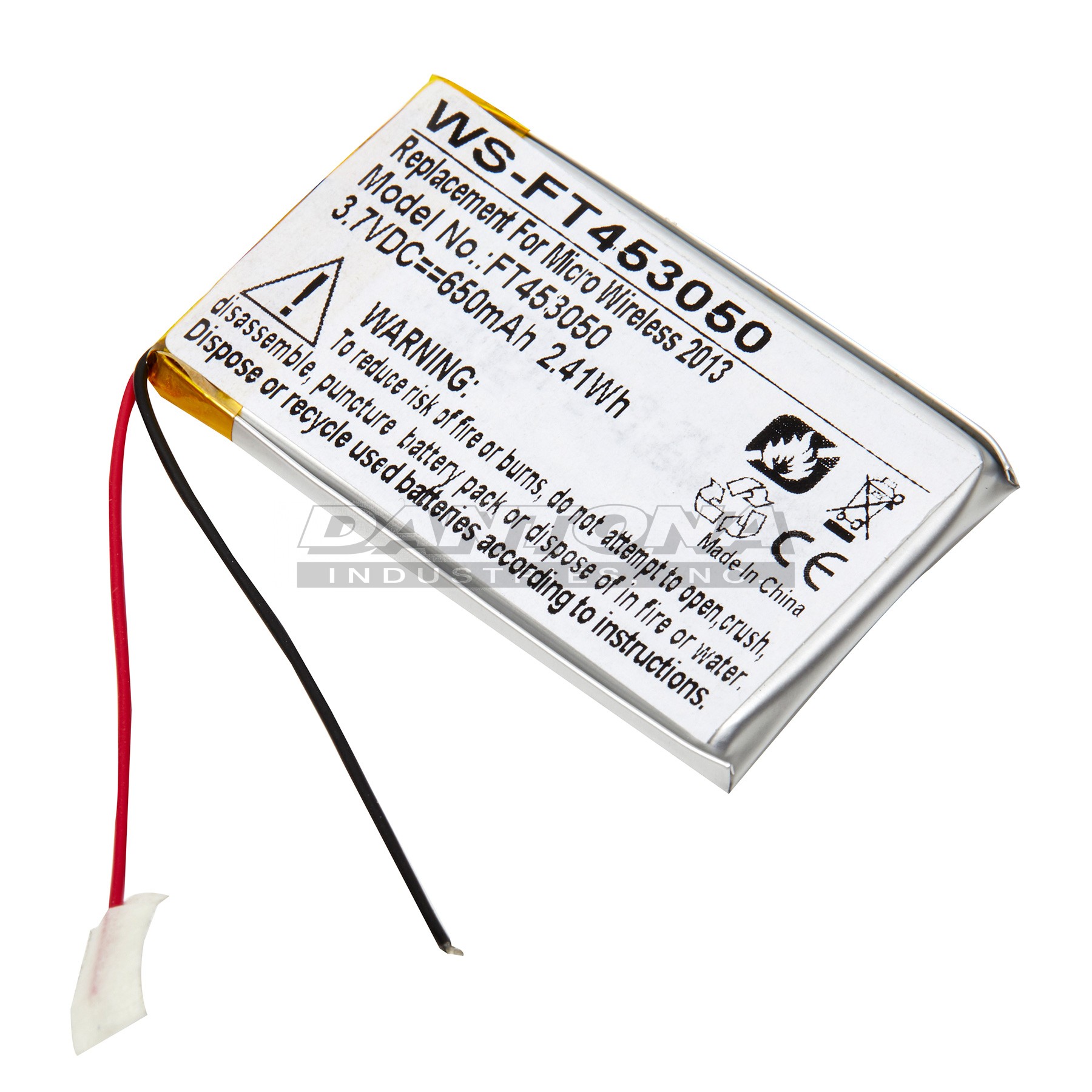 JBL FT453050 Micro Replacement Battery 3.7V 700mAh