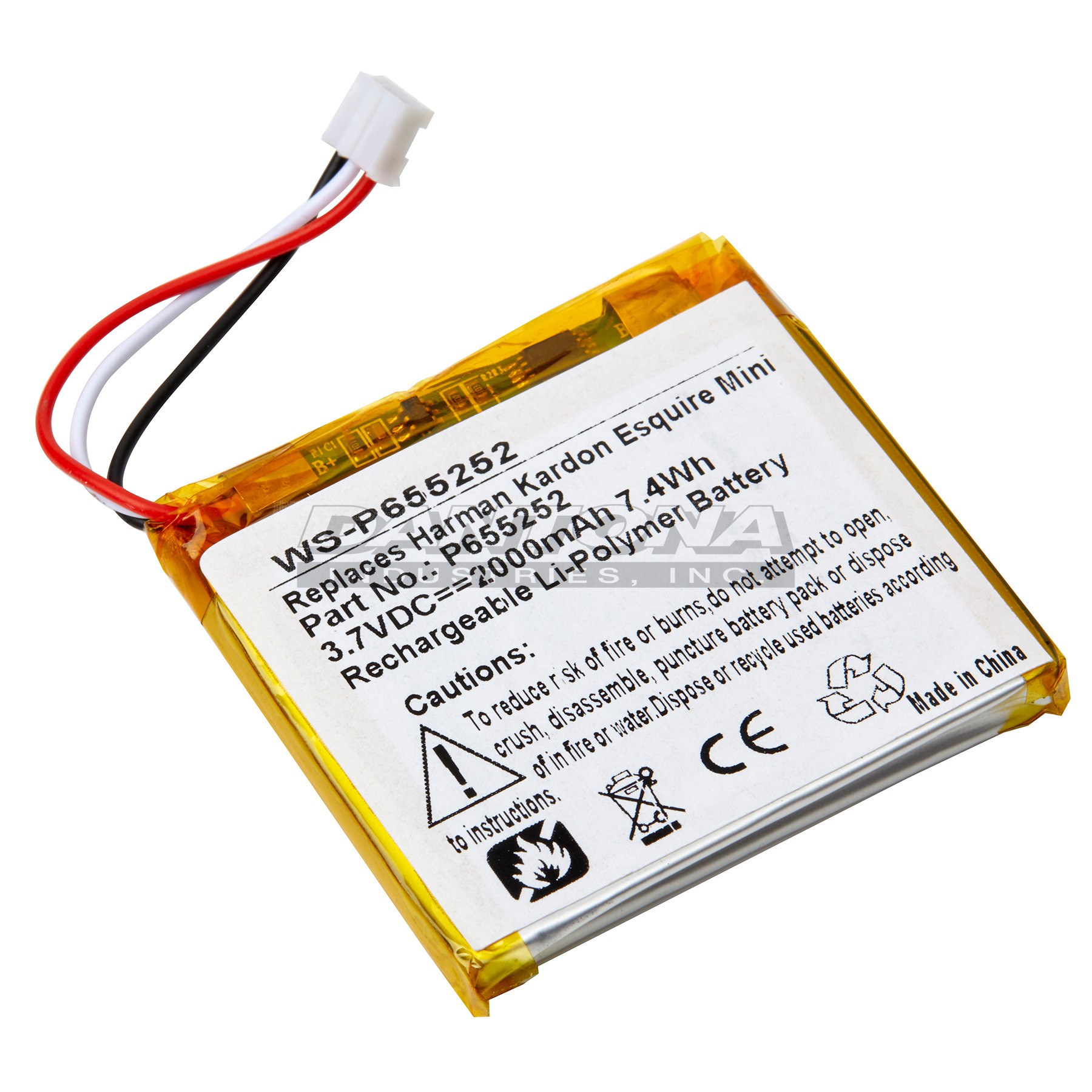 Harman/Kardon Esquire Mini Replacement Battery 3.7V 2000mAh