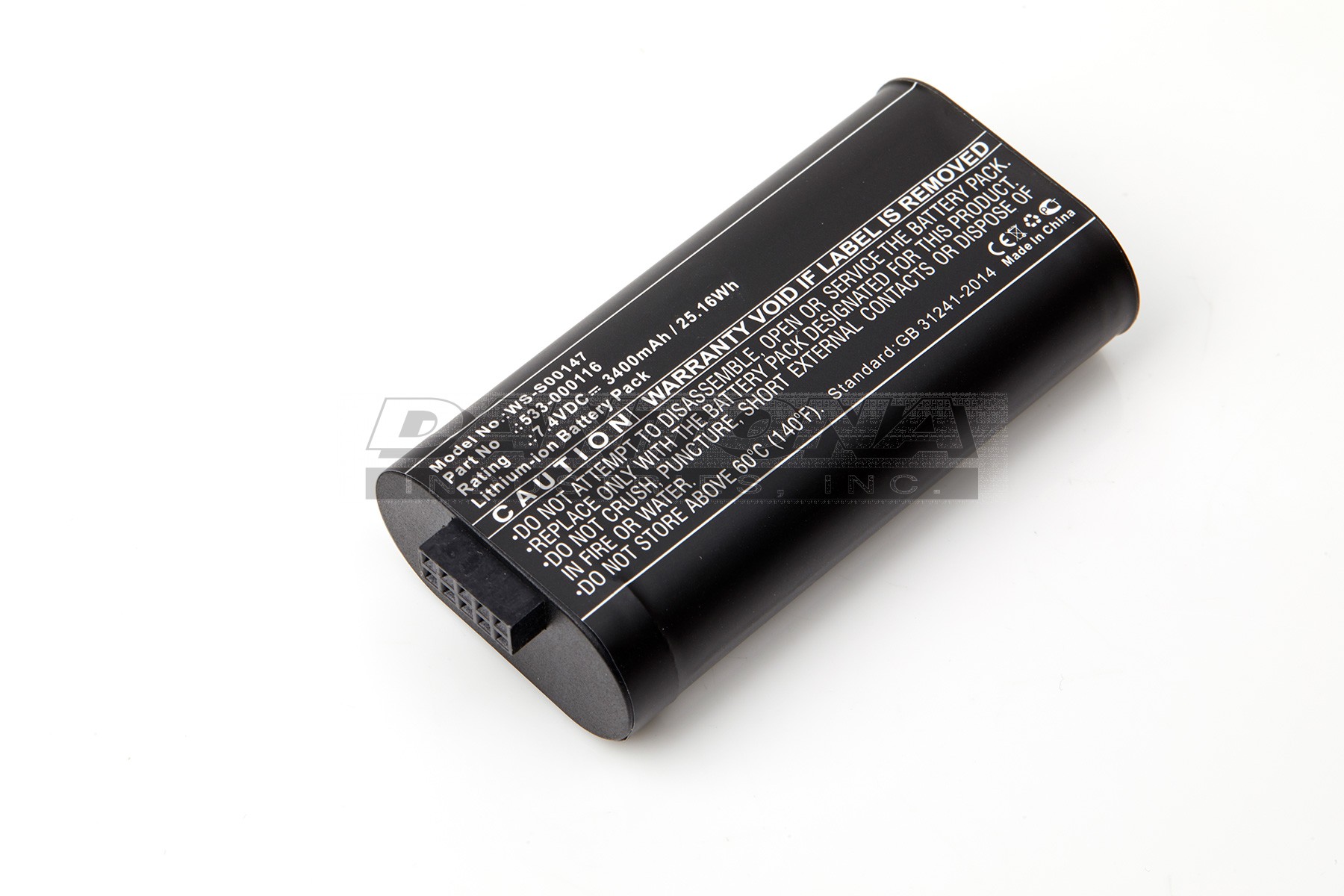 Logitech Number 533-000116 Replacement Battery 7.4V 3400mAh