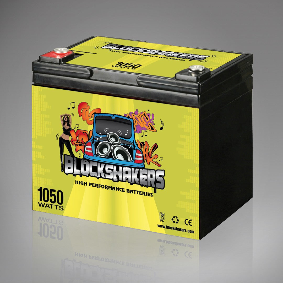 12V 35AH (1050 Watts) High Performance Car Audio Battery