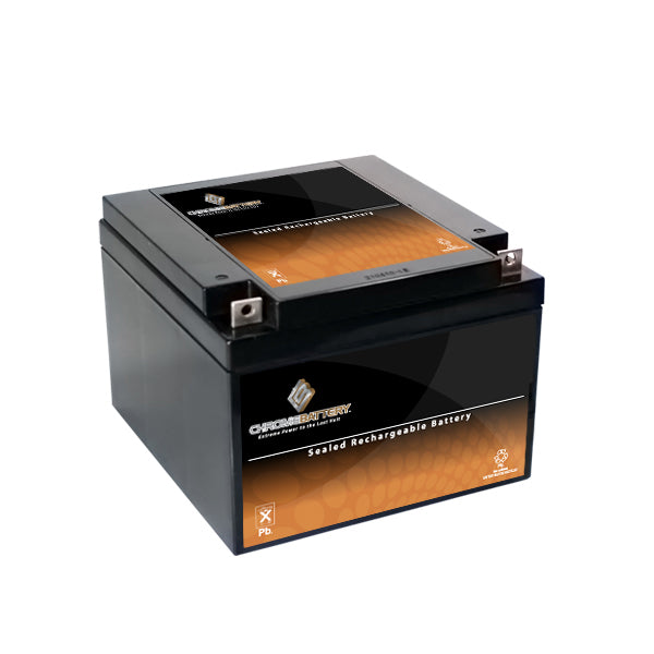 12V 24AH Sealed Lead Acid (SLA) - Nut and Bolt Terminals