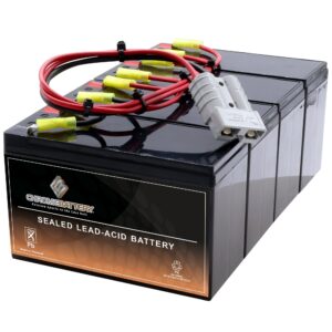 RBC12 UPS Complete Replacement Battery Kit