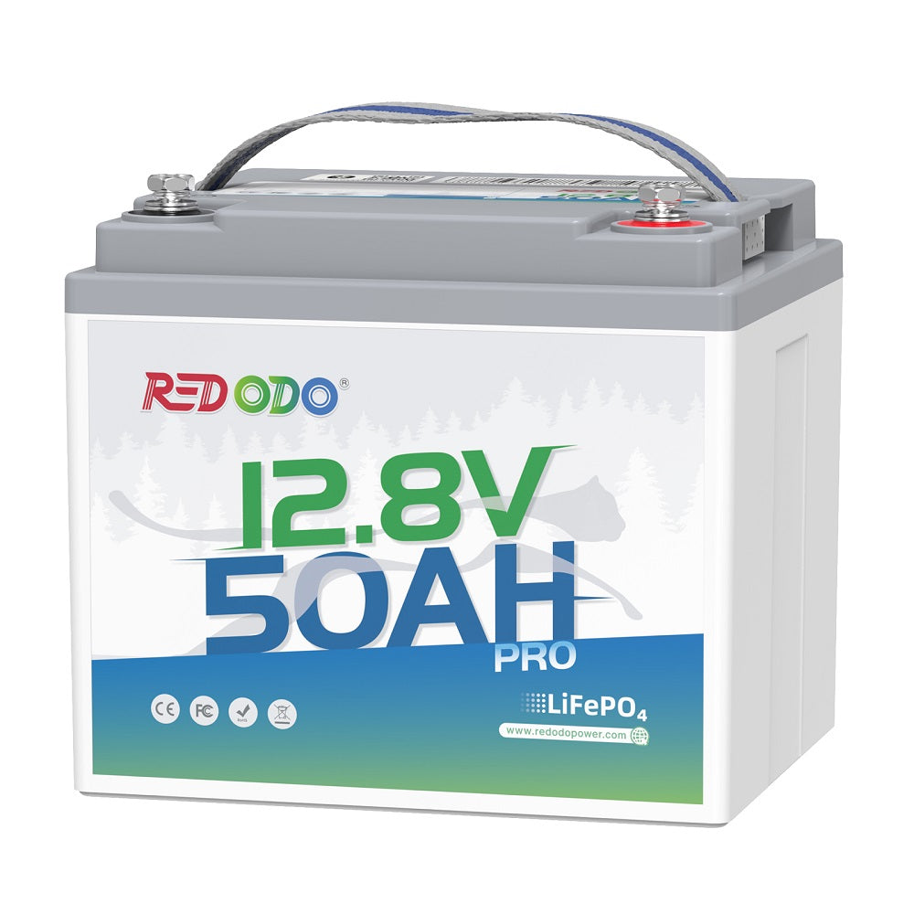 Redodo 12V 50Ah Lithium LiFePO4 Battery | For Portable Solar Power Stations, Camping, RV