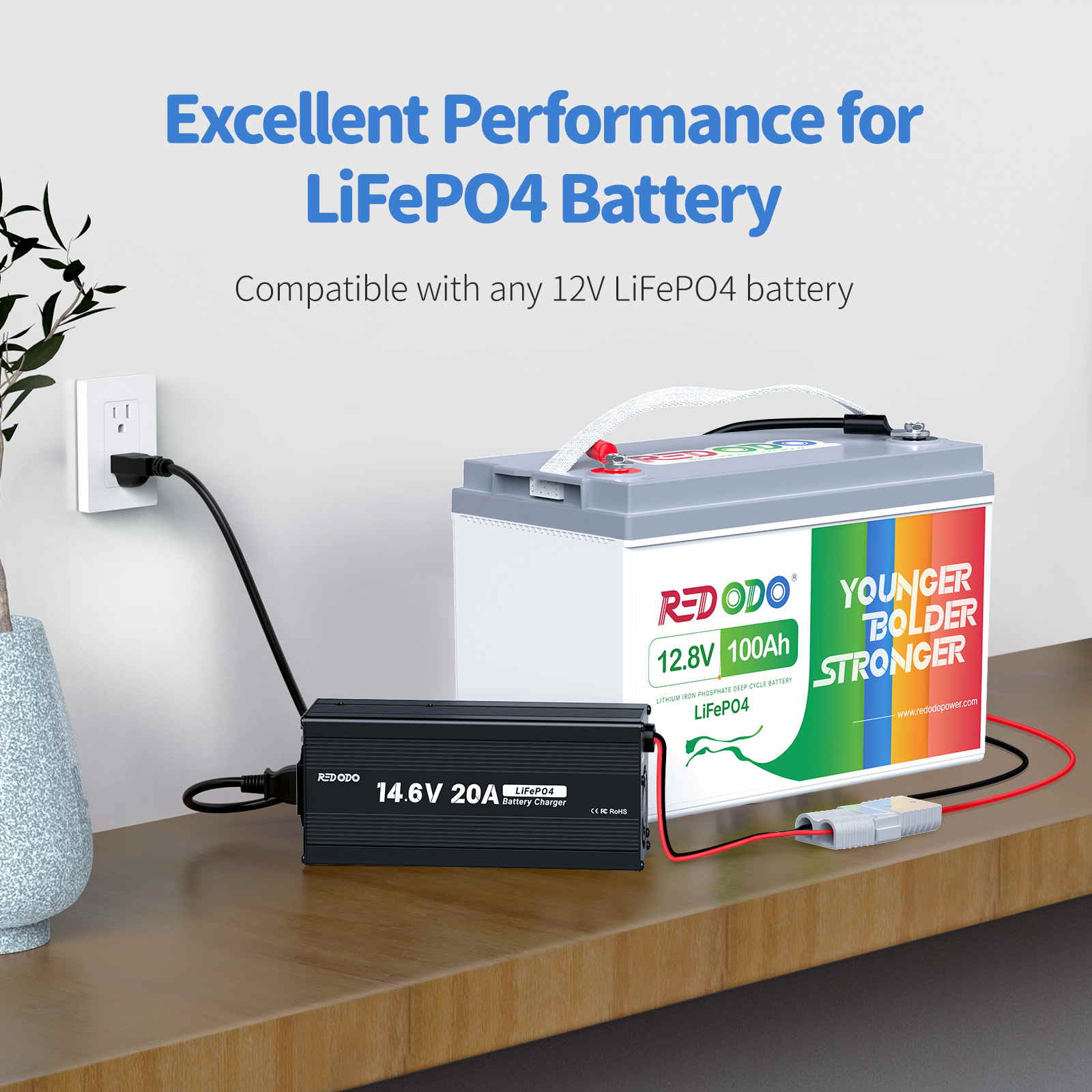 Redodo14.6V20ALiFePO4chargerisuniquelydesignedfor12V_12.8V_LiFePO4batteries.jpg