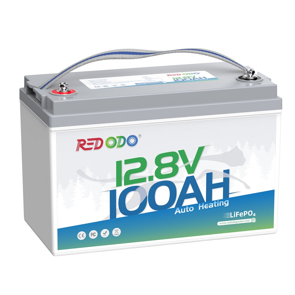 Redodo 12V 100Ah Self-Heating Lithium Battery | For RV, Boats, and Solar Home Systems
